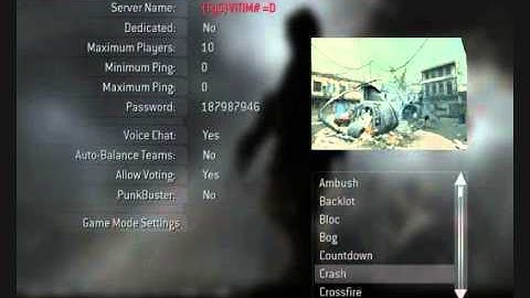 Criando Server COD4 S&D, FFA, TDM