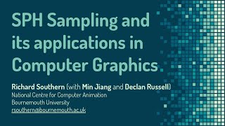 SPH Sampling and its applications in Computer Graphics