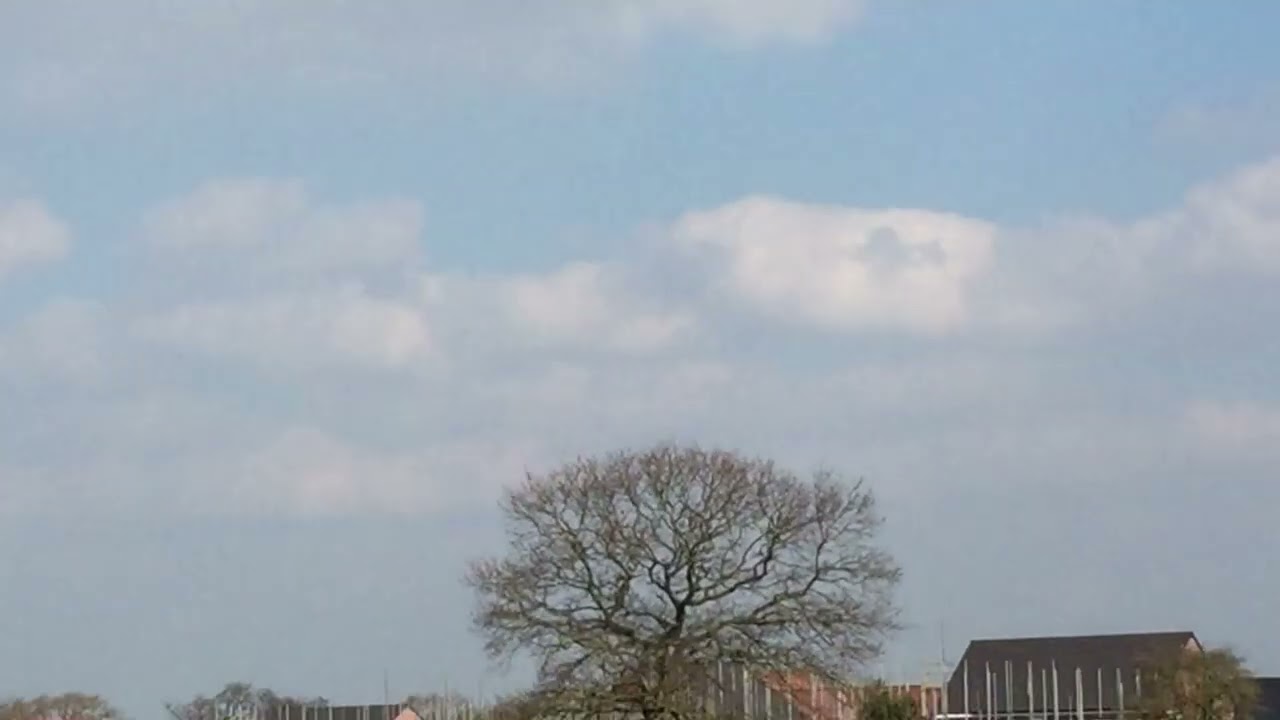 Skylark in song flight over H21