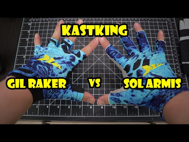 KastKing Gil Raker Gloves vs KastKing Sol Armis UPF50 Fishing