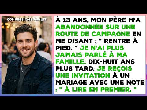 À 13 ans, mon père m'a jeté à la rue. 18 ans plus tard, je reçois une lettre de lui.