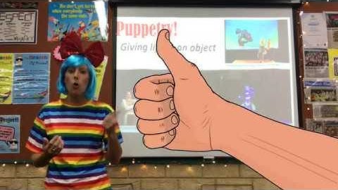 Kids Drama Lesson: Puppetry Part 1  (NO PUPPET NEEDED!)