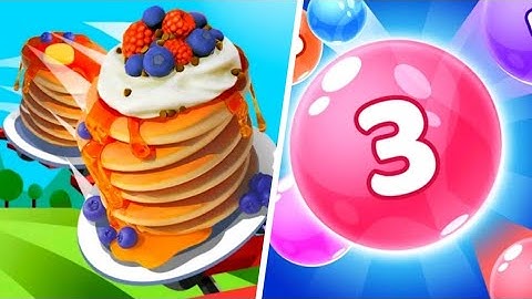 Pancake Run Level 6-10 | Marble Run 3D Level 5-7 Android iOS Mobile Gameplay | NEW UPDATE