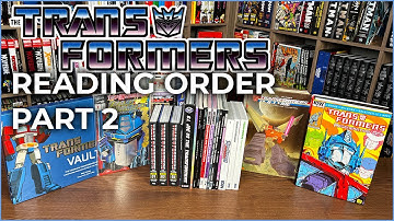 Transformers Reading Order Part 2 | 1993 - 2005 | Transformers Dreamwave | History of Transformers