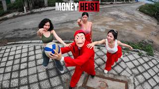 Money Heist Escaping Beautiful Girls Epic Parkour Pov Chase