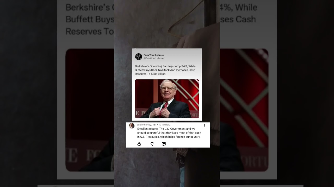 Berkshire's Operating Earnings Jump 34%, While