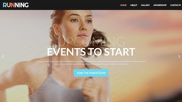 Running Responsive Website Template by WT - 52225