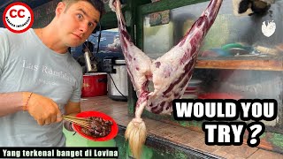 Foreigners Try Indonesian Food  Sate Kambing
