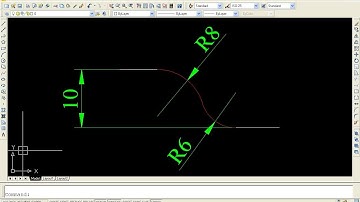 Cách Xác Định Đường Thẳng Tiếp Tuyến Với 2 Cung Tròn Nối Tiếp Nhau trong  AutoCad