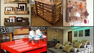 Best ideas of DIY furniture made from used pallets. Wood pallet furniture ideas. Other inspirational videos with recycling projects and 