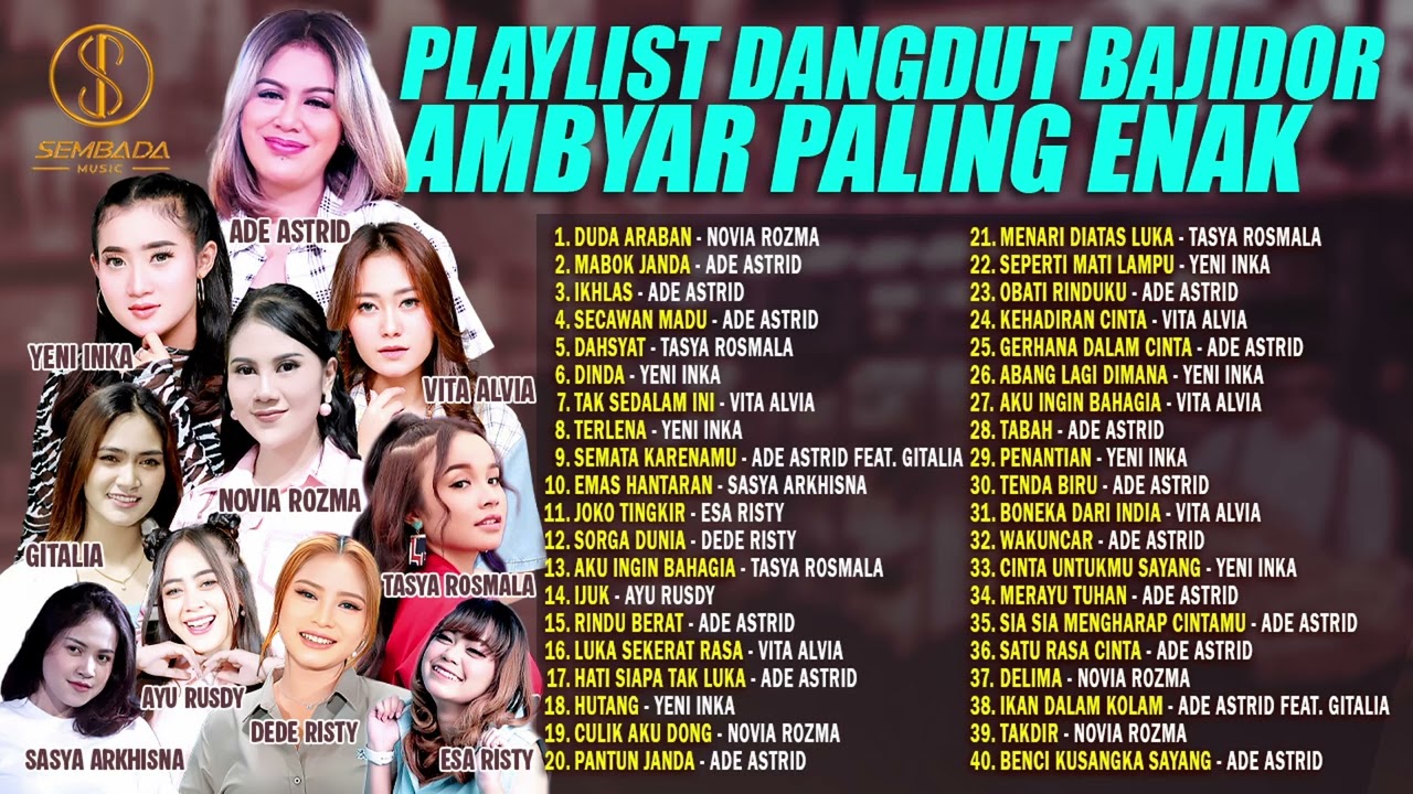 DUDA ARABAN - IKHLAS - SECAWAN MADU | PLAYLIST DANGDUT BAJIDOR AMBYAR PALING ENAK