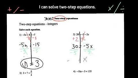 two step equations (easy)