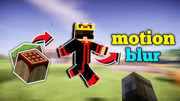MotionBlur For Minecraft Pocket Edition || MotionBlur MCPE 1.20