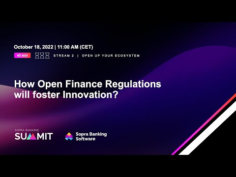 How will open finance regulations foster innovation?