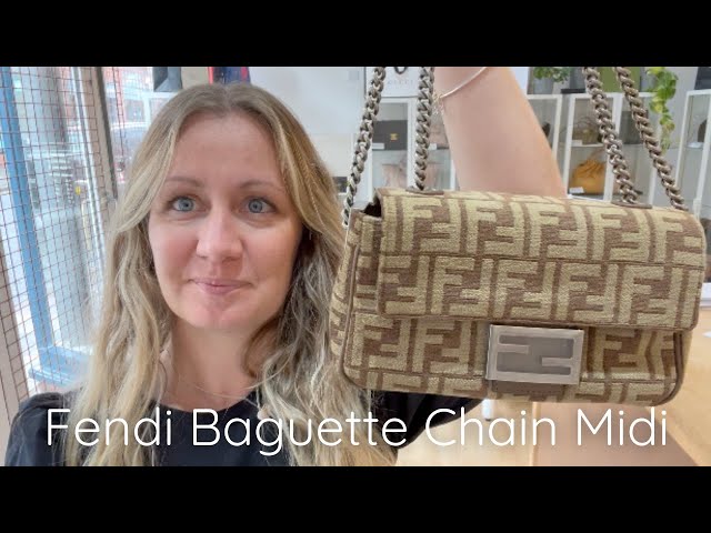 Women's Baguette Chain Midi Bag by Fendi