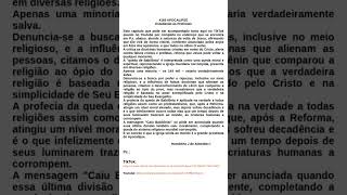 #165 APOCALIPSE - Estudando as Profecias