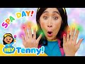 Spa Day for Face Masks and Rainbow Nails🌈 | Educational Video for Kids | Hey Tenny! Mp3 Song