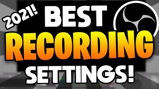 🔧 Best OBS Recording Settings For Low End PC  🔴 |  1080P 60FPS With No Lag! | 2021!