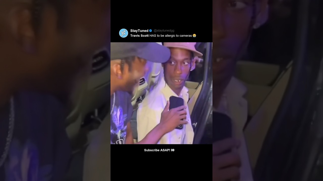 travis scott looks like he’s missing a tooth 😭 