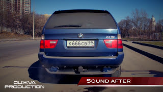 BMW X5 E53 m62b44 Exhaust tuning