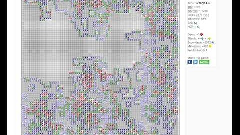 The BIGGEST board on World Of Minesweeper (Timelapse)