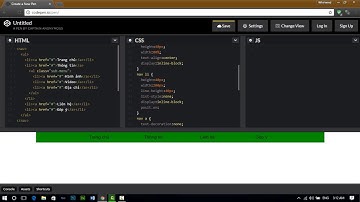 Hướng dẫn tạo menu ngang có hổ trợ dropdown với HTML5 & CSS3