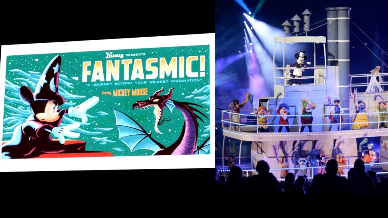 Fantasmic! Returns at Disney's Hollywood Studios Full Show in 4K