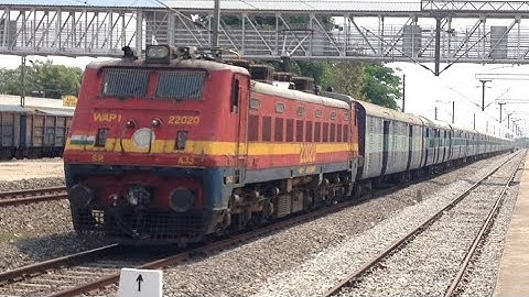 AJJ WAP-1 22020 || ANDAMAN EXPRESS || 16031 || MAS-SVDK || SKIPS NAMBURU || INDIAN RAILWAYS ||