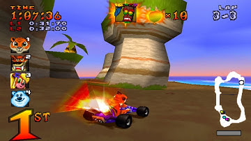CTR Walkthrough - Crash Cove Trophy Race - Part 1 {HD}