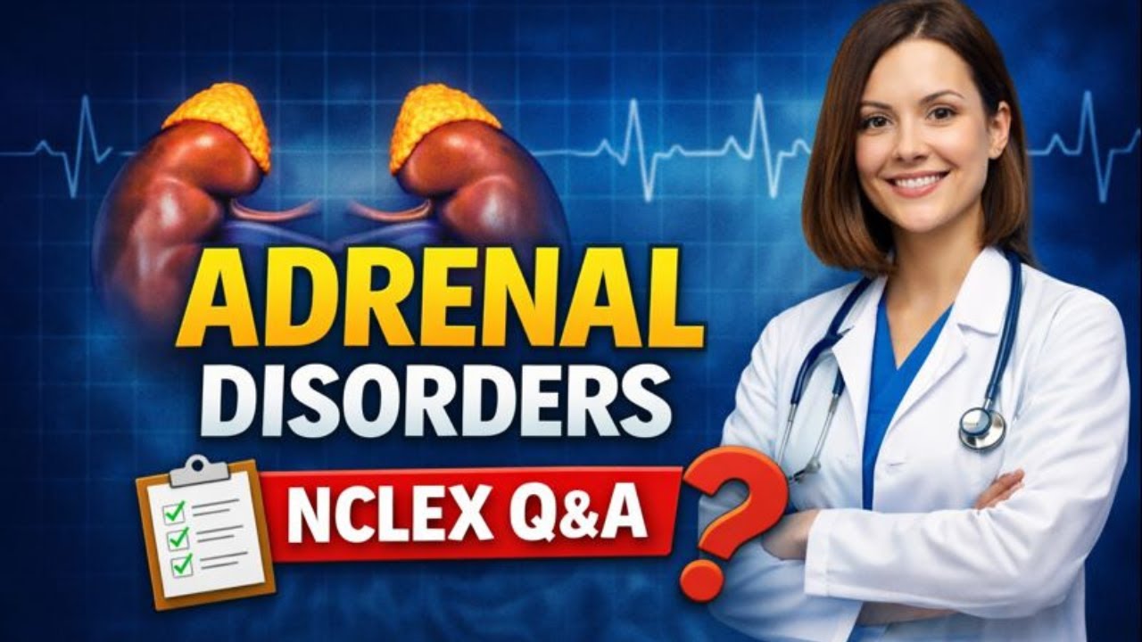 Adrenal Disorders NCLEX Questions & Answers | Addison’s vs Cushing’s Explained