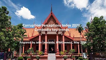 Corruption Perceptions Index 2023 Cambodia key trends