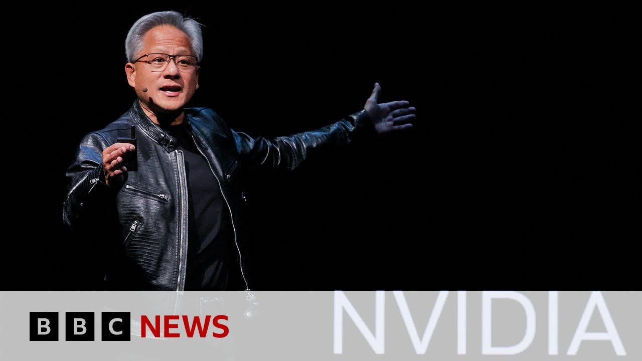 Nvidia hits new milestone as world's first $5tn company | BBC News