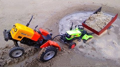 diy tractor stuk in mud mini science project || Part- 14 ||@topminiloading