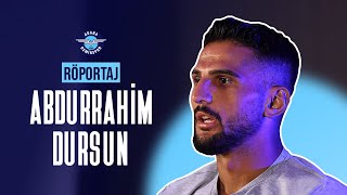 Röportaj Abdurrahim Dursun Hayallerimi Gerçekleştirmek Için Adana Demirspordayım.