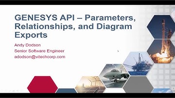 GENESYS API:  Parameters, Relationships, and Diagram Exports