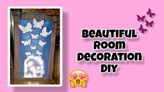 Easy Room Decor Craft using paper butterflies | How to make decoration craft for your room