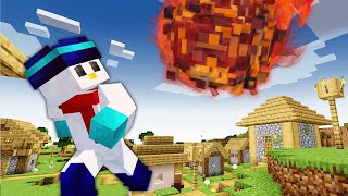 【マイクラ】1週間「隕石」が落ちてくる世界で生き残れ！！