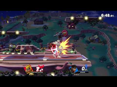 〔スマブラSP〕　スネークという読みを通せば即死できてしまうキャラ