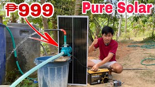 Solar Water Pump Actual Test Malakas naman Pala