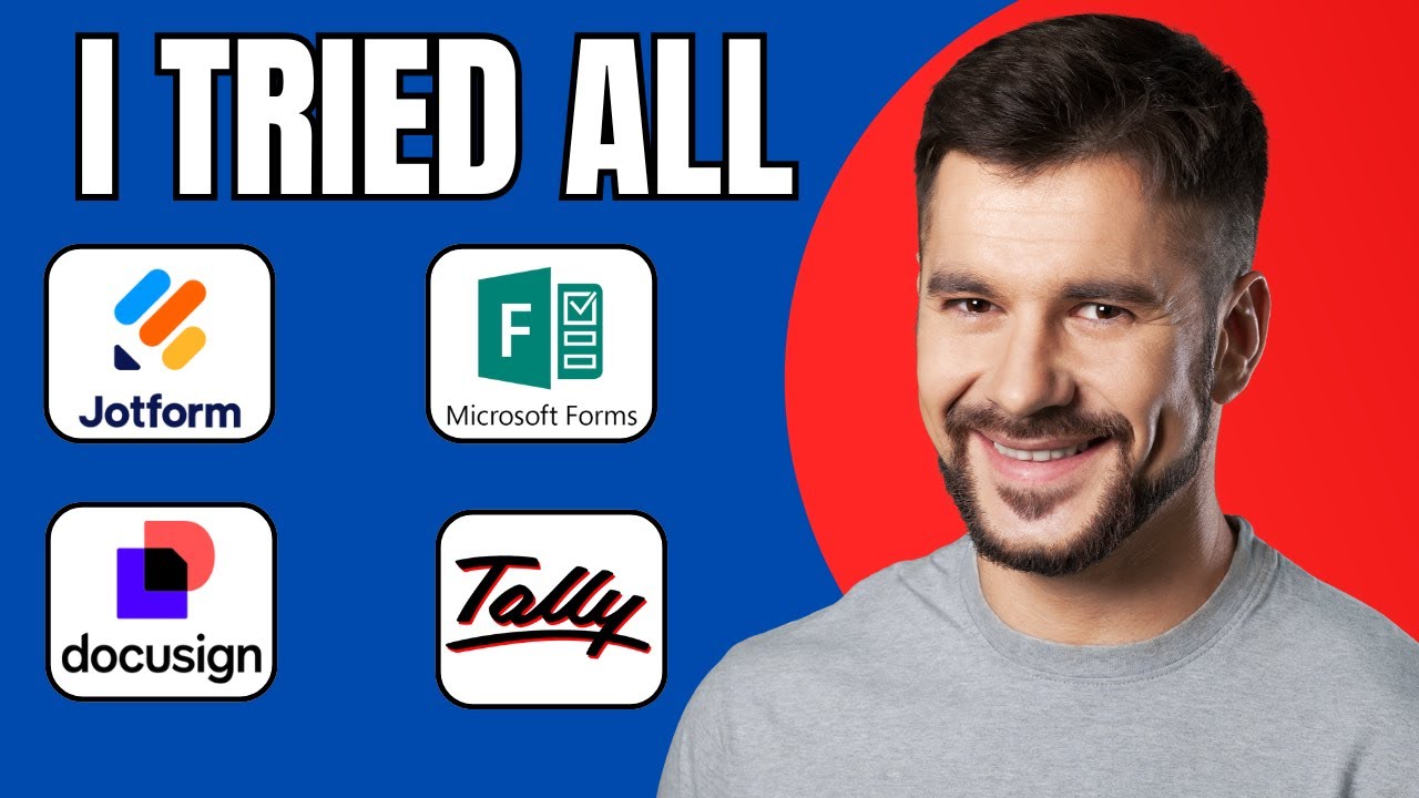Jotform vs Microsoft Forms vs DocuSign vs Tally (Best Form Builder