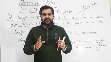 Participles Rules | Present Participle | Past Participle | Sentence Correction Rules |CSP Waqar |CSS