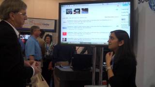 Vollmer Pr Social Sphere In Action At Kioskcom The Digital Signage Show 2010