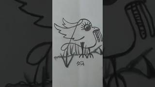 Draw a letter L bird/shortvideo viralvideo