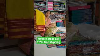 💞New stock  #parcel   opening #Mysore crape silk     #best  #super  #sareecollection  #viralshort