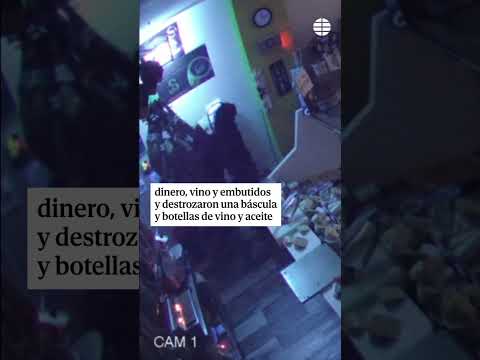 Así robaron unos ladrones jamones y dinero en una charcutería gourmet de Coslada (Madrid) #Jamones