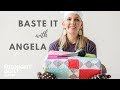 All About the Baste (Angela's Favorite PINLESS BASTING Method) | Midnight Quilt Show Four Square