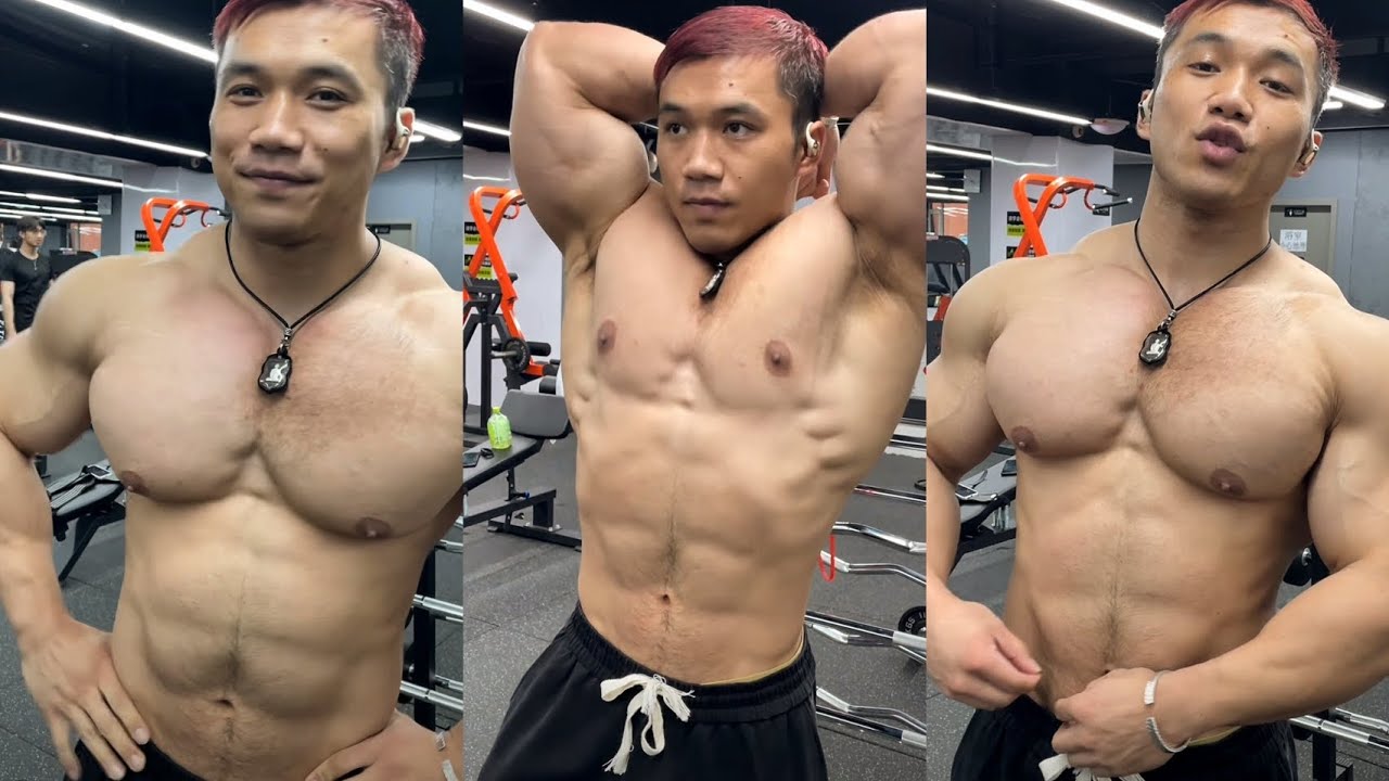 asian bodybuilder huge muscle