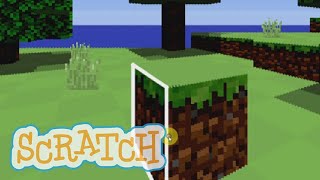 How to make\/play 3D MineCraft game in scratch 🧱🌳Kids Coding