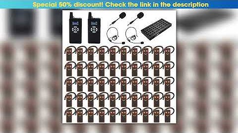 Wireless Whisper Tour Guide System 24G Simultaneous Interpretation System for Group Teaching