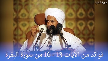 فوائد من الآيات 13 - 16 من سورة البقرة .. د. عبدالحي يوسف